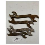 Set Of 4 John Deere Wrenches JD50,51,52,& 53