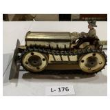 MARX Tin Wind-Up Toy Dozer