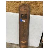 Vintage DELCO Metal Thermometer (see pics)