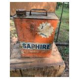 Saphire Motor Oil Can (empty)