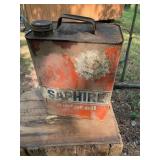 Saphire Motor Oil Can (empty)