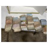 Lot of 6 Bundles of TEXACO Maps