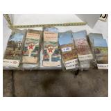 Lot of 6 Bundles of TEXACO Maps