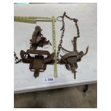 Lot of 3 Foot Hold Traps