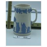 White Wedgwood Queens Ware Pitcher