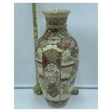 1890s Kinkozan Era 21" Satsuma Vase