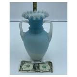 Blue Fenton Vase