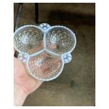 Fenton Hobnail Divided Dish