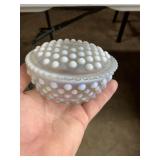 Fenton Hobnail Covered Dish