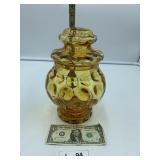 Amber Glass Jar