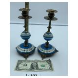 Pair of Art Deco Candlesticks