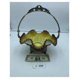 Art Deco Ruffled Edge Bowl (Fenton?)