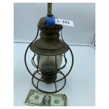 Vintage H.B. MFG. Co. Brass RR Lantern