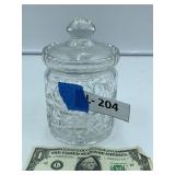 Crystal Biscuit Jar
