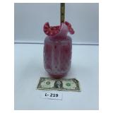 Red/Cranberry Fenton Vase