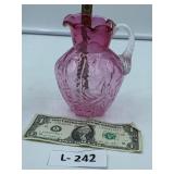 Small Cranberry/Pink Pitcher