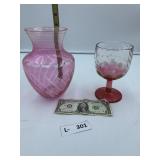Vase & Glass