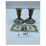 Sterling Weighted Candlesticks 418.16g