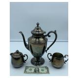 Silver Plate Tea Set