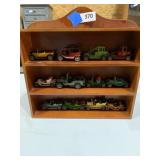 Display Shelf w/ Small Toy Cars