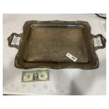 Large Silver Plate Platter