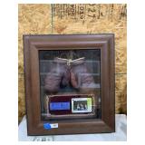Vintage Boxing Gloves in Shadow Box
