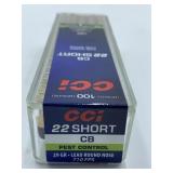 100 rds CCI 22 Short