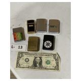 Lighters (5 Zippo)
