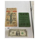 Vintage Esso Map & Railroad Safety Rule Book