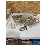 Canning Jars & Pyrex Measuring Cup