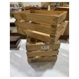 2 Wooden Crates