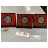America"s First Medals 3 Pewter