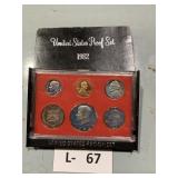 US Proof Set 1982