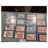 Enlarged Postage Stamp Postcard Lot