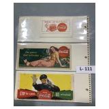 Vintage Coca-Cola WWII Era Blotters