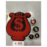 School Band Patch & Pins