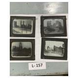 WWI Battle Damage Lantern Slides