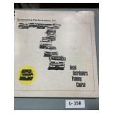 1970s Retail Distributors Training Course Records