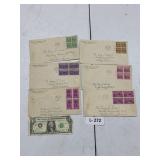 1930s Hershey Community Club Envelopes w/4 Stamps