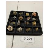 US Military Crest Rank Insigna Pins