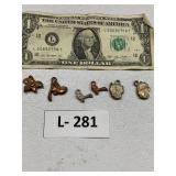 Gum Machine Charms Cartoon Characters