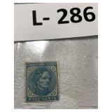 Confederate States 5 Cent Stamp
