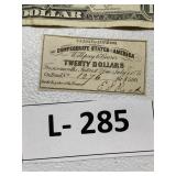 1861 Confederate States of America Bond