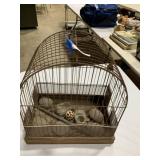 Vintage Bird Cage (missing Door)