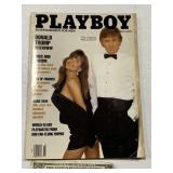 1990 Playboy Magazine w/Trump