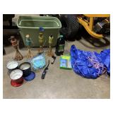 Camping Supplies Candles, Torches, Tarp, etc