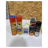 Bug Spray, Tire Repair, Oil, Polyurethan