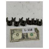 6 - Crowfoot Wrenches AN-8506 (Snap-On?)