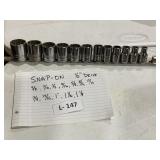 Snap-On 1/2 Drive Sockets