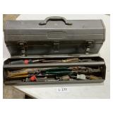Metal Craftsman Tool Box & Tools